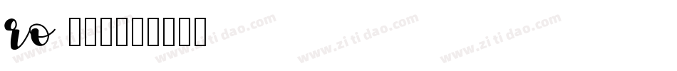 ro 本明朝字体转换